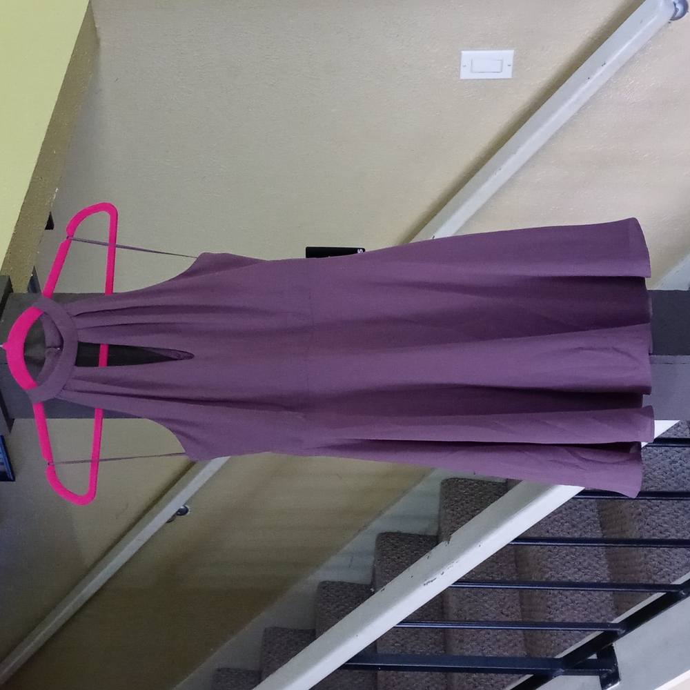 Express Plum Sleeveless Halter Mini Dress Women's Size 0 NWT